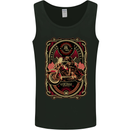 American Motorcycle Biker Motorcycle Mens Vest Tank Top Black