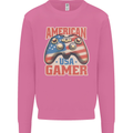 American USA Gamer Video Games Joypad Mens Sweatshirt Jumper Azalea