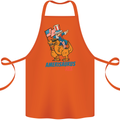 Amerisaurus T-Rex Dabbing Uncle Sam USA Cotton Apron 100% Organic Orange