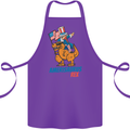 Amerisaurus T-Rex Dabbing Uncle Sam USA Cotton Apron 100% Organic Purple