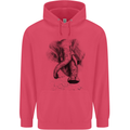 An Abstract Elephant Environment Childrens Kids Hoodie Heliconia