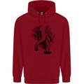 An Abstract Elephant Environment Childrens Kids Hoodie Red