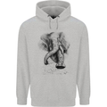 An Abstract Elephant Environment Childrens Kids Hoodie Sports Grey