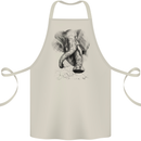 An Abstract Elephant Environment Cotton Apron 100% Organic Natural