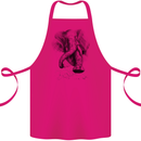 An Abstract Elephant Environment Cotton Apron 100% Organic Pink