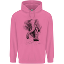 An Abstract Elephant Environment Mens 80% Cotton Hoodie Azelea