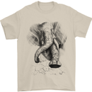 An Abstract Elephant Environment Mens T-Shirt Cotton Gildan Sand