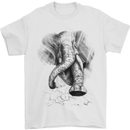 An Abstract Elephant Environment Mens T-Shirt Cotton Gildan White