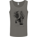 An Abstract Elephant Environment Mens Vest Tank Top Charcoal