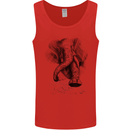 An Abstract Elephant Environment Mens Vest Tank Top Red