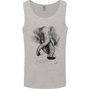 An Abstract Elephant Environment Mens Vest Tank Top Sports Grey