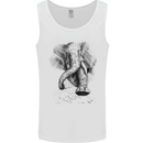 An Abstract Elephant Environment Mens Vest Tank Top White