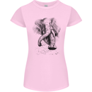 An Abstract Elephant Environment Womens Petite Cut T-Shirt Light Pink