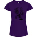 An Abstract Elephant Environment Womens Petite Cut T-Shirt Purple
