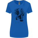 An Abstract Elephant Environment Womens Wider Cut T-Shirt Royal Blue