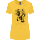 An Abstract Elephant Environment Womens Wider Cut T-Shirt Yellow
