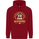 An Alaskan Dog Childrens Kids Hoodie Red