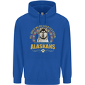 An Alaskan Dog Childrens Kids Hoodie Royal Blue