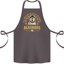 An Alaskan Dog Cotton Apron 100% Organic Dark Grey