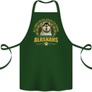 An Alaskan Dog Cotton Apron 100% Organic Forest Green