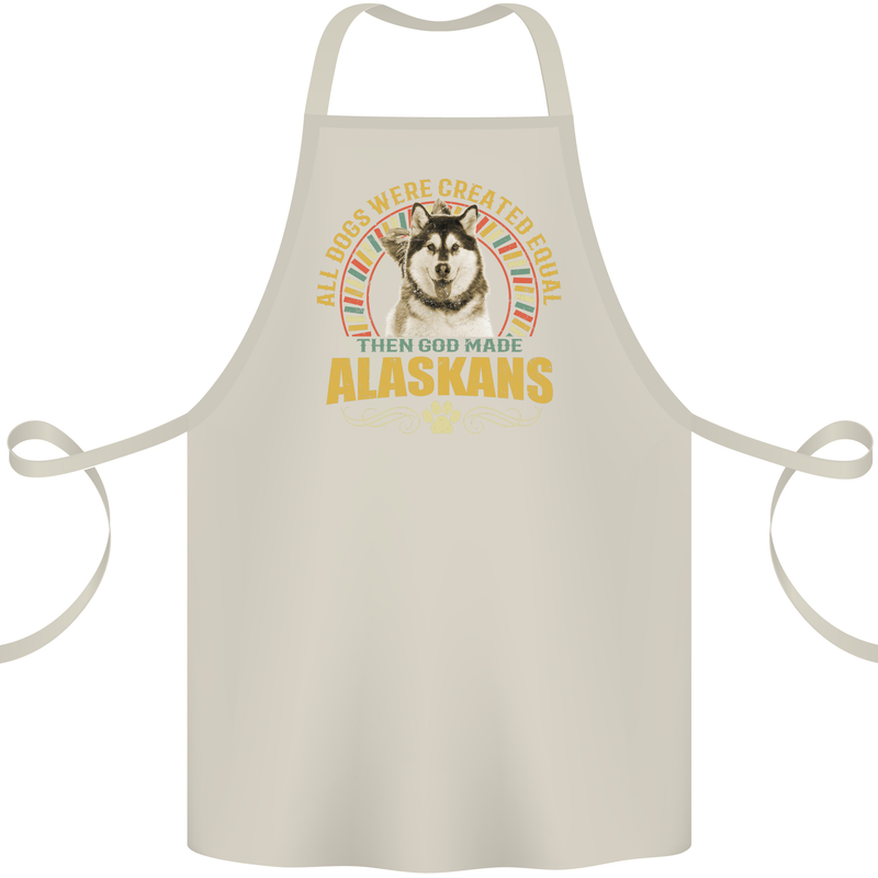 An Alaskan Dog Cotton Apron 100% Organic Natural