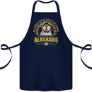 An Alaskan Dog Cotton Apron 100% Organic Navy Blue