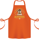 An Alaskan Dog Cotton Apron 100% Organic Orange