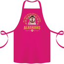 An Alaskan Dog Cotton Apron 100% Organic Pink