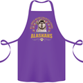 An Alaskan Dog Cotton Apron 100% Organic Purple