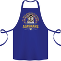 An Alaskan Dog Cotton Apron 100% Organic Royal Blue