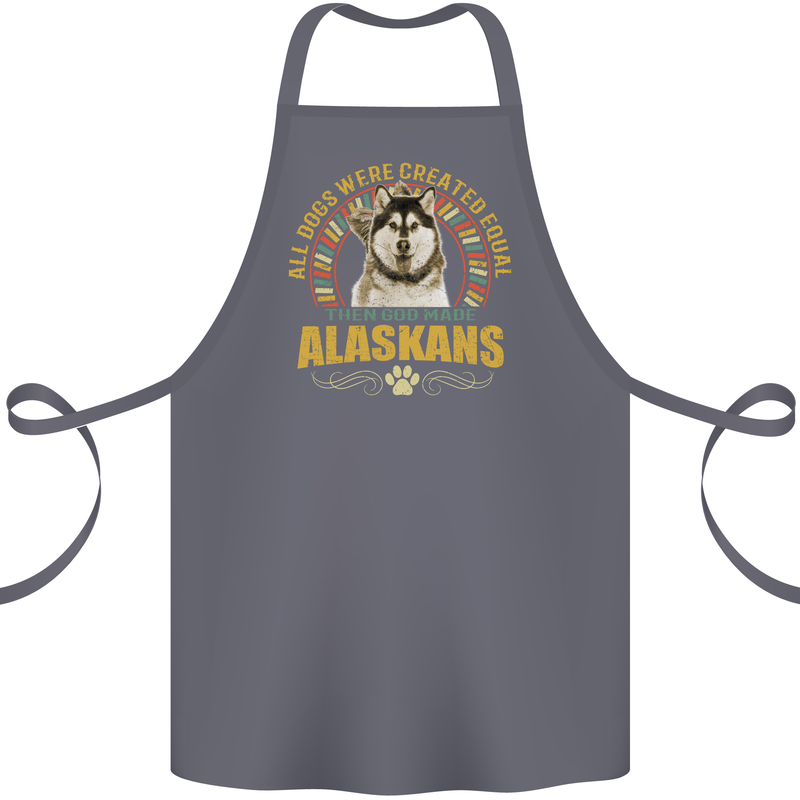 An Alaskan Dog Cotton Apron 100% Organic Steel