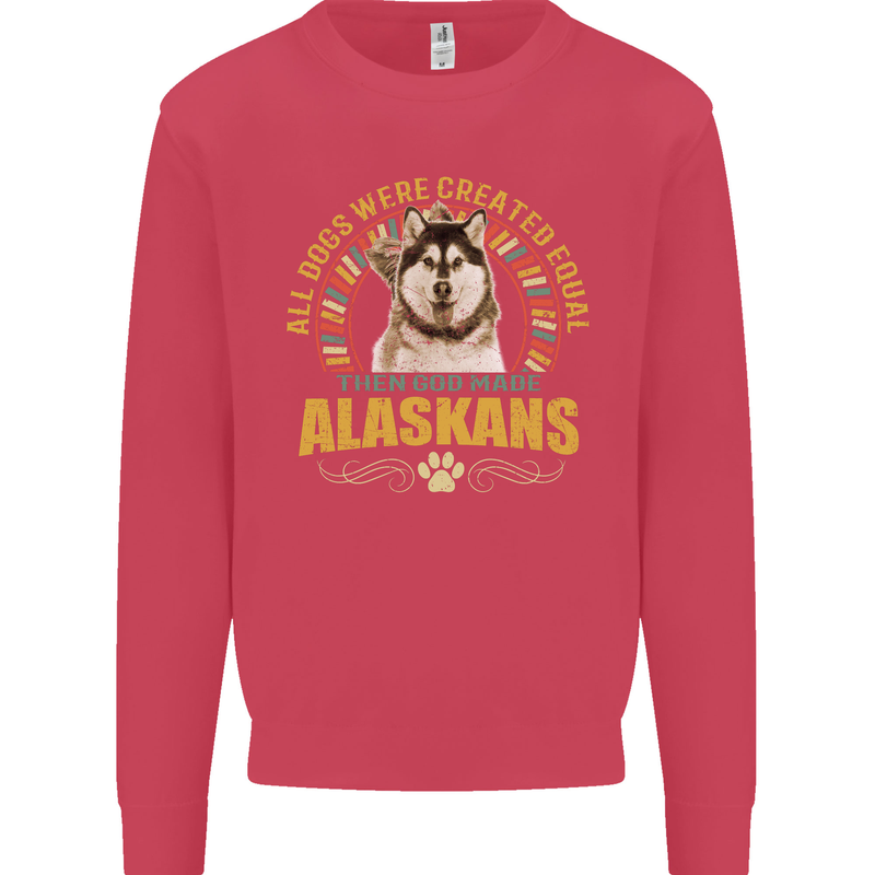 An Alaskan Dog Kids Sweatshirt Jumper Heliconia