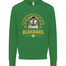 An Alaskan Dog Kids Sweatshirt Jumper Irish Green