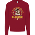 An Alaskan Dog Kids Sweatshirt Jumper Red