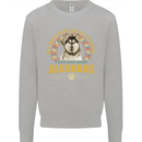 An Alaskan Dog Kids Sweatshirt Jumper Sports Grey