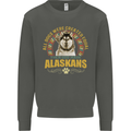 An Alaskan Dog Kids Sweatshirt Jumper Storm Grey