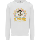 An Alaskan Dog Kids Sweatshirt Jumper White