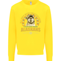 An Alaskan Dog Kids Sweatshirt Jumper Yellow