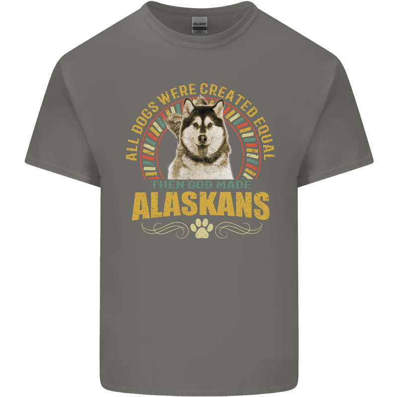 An Alaskan Dog Kids T-Shirt Childrens Charcoal