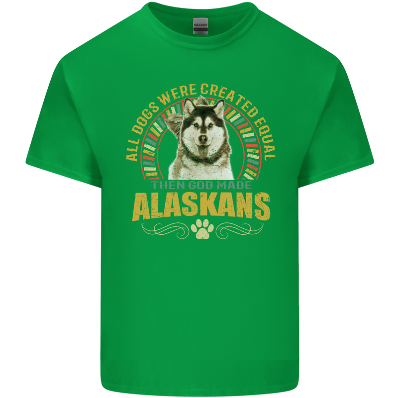 An Alaskan Dog Kids T-Shirt Childrens Irish Green