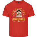 An Alaskan Dog Kids T-Shirt Childrens Red