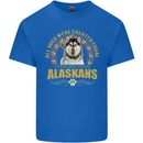 An Alaskan Dog Kids T-Shirt Childrens Royal Blue