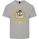 An Alaskan Dog Kids T-Shirt Childrens Sports Grey