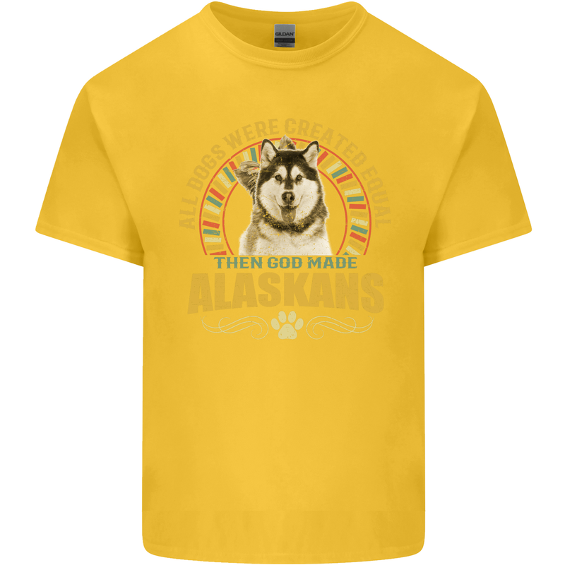 An Alaskan Dog Kids T-Shirt Childrens Yellow