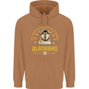 An Alaskan Dog Mens 80% Cotton Hoodie Caramel Latte