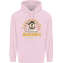 An Alaskan Dog Mens 80% Cotton Hoodie Light Pink