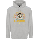 An Alaskan Dog Mens 80% Cotton Hoodie Sports Grey
