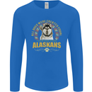 An Alaskan Dog Mens Long Sleeve T-Shirt Royal Blue