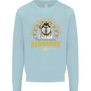 An Alaskan Dog Mens Sweatshirt Jumper Light Blue