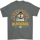 An Alaskan Dog Mens T-Shirt 100% Cotton Charcoal